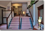 Rear facility enterance with wheelchair accessable lift
